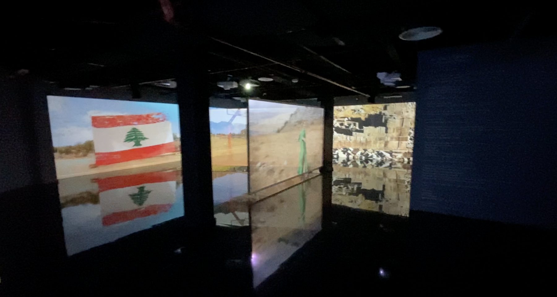 Lebanese flag and figures, identity chapter