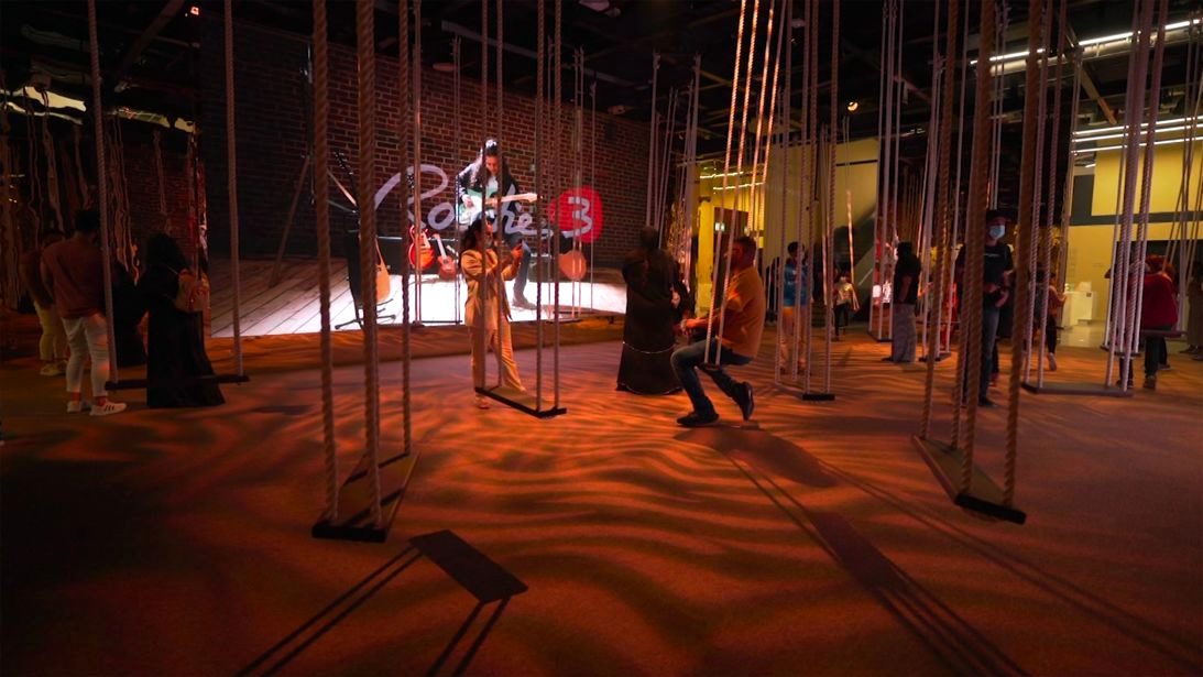 Swing forest with the live music stage